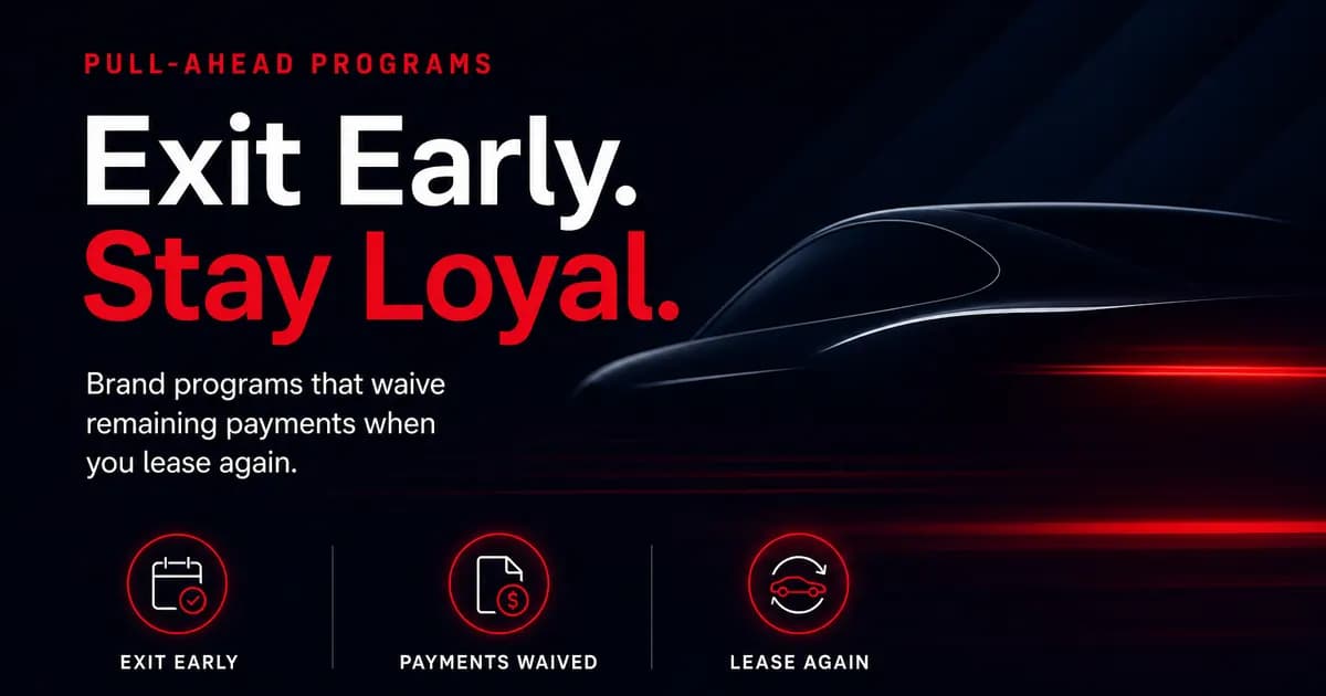 Brand loyalty path graphic showing early exit into a new lease with waived payments