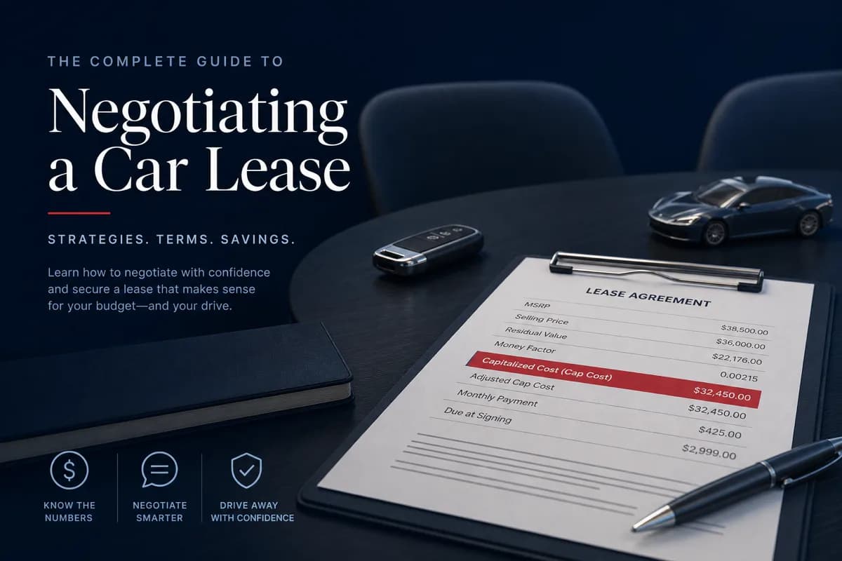 Lease negotiation concept with document and highlighted price lines