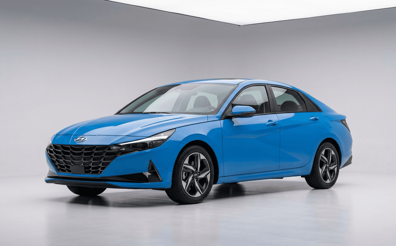 2026 Hyundai Elantra Hybrid Blue